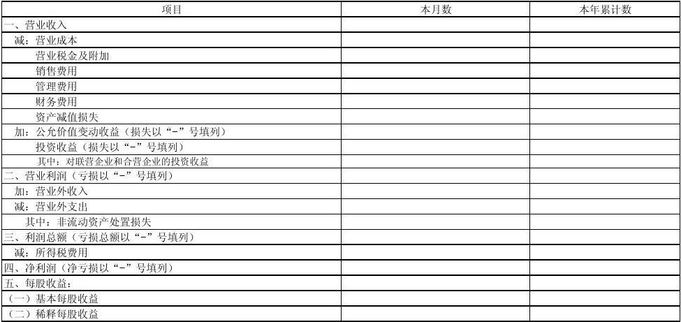 最新版利润表，企业成功的关键要素